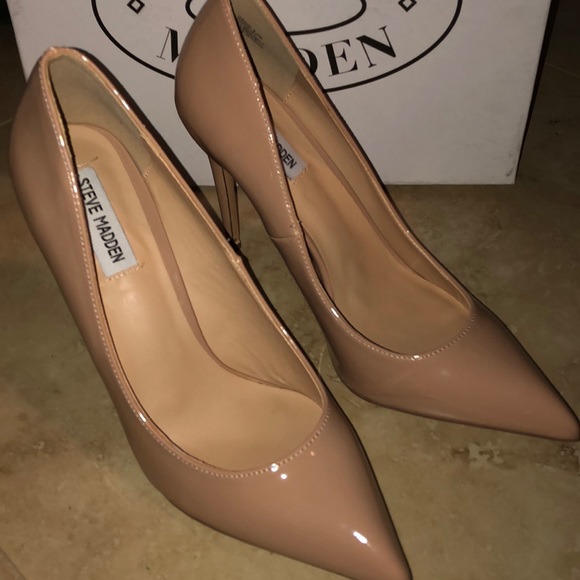 Steve Madden Womens Orkid Blush Patent stiletto - Picture 2 of 8